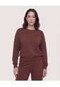 Buzo Cerrado Unicolor  Para Mujer Café Ostu de Ostu