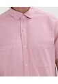 Camisa Para Hombre Manga Corta Con Bolsillo Color Rosado  Marca Ostu #60010681 de Ostu