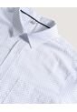 Camisa  Para Hombre Manga Corta Con Bolsillo Cuello Casual M Color Blanco Marca Ostu #60010880 de Ostu