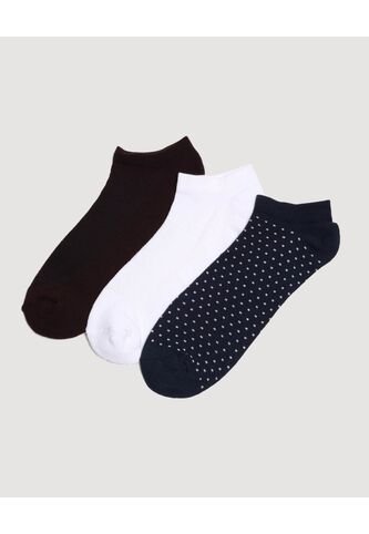 Medias X3 Para Hombre Invisible Color Negro Marca Ostu #60980354 Ostu