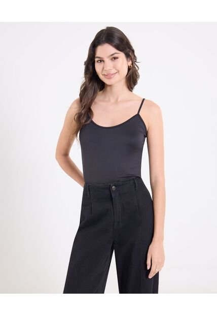 Top  Para Mujer Tiras Color Negro Marca Ostu #40220459