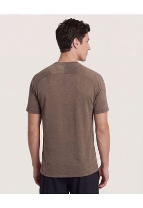 Camiseta  Para Hombre Manga Corta Cuello Redondo Color Camel Marca Ostu #60091884