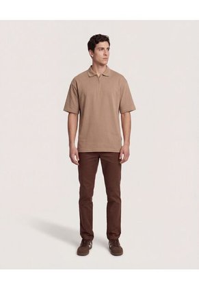 Pantalón  Para Hombre Chino Color Café Marca Ostu #60070541