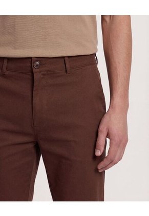Pantalón  Para Hombre Chino Color Café Marca Ostu #60070541