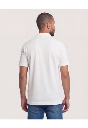 Polo  Para Hombre Cuello Tejido Sin Bolsillo Color Crema Marca Ostu #60110883