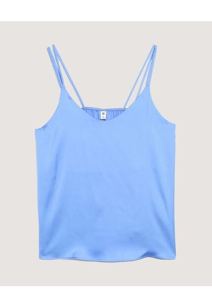 Blusa  Para Mujer Manga Sisa Color Azul Marca Ostu #40121299