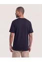 Camiseta Regular Estampado Floral  Para Hombre Negro Ostu de Ostu