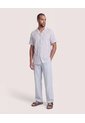 Camisa Resort De Manga Corta  Para Hombre Azul Ostu de Ostu
