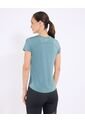 Camiseta  Para Mujer Manga Corta Cuello Redondo Color Verde Marca Ostu #40092810 de Ostu