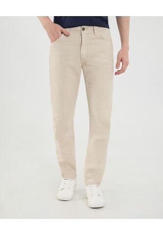 Jean Para Hombre Carrot Color Café Marca Ostu #60160421 Ostu