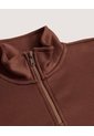 Buzo Cuello Alto  Para Mujer Café Ostu de Ostu