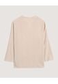 Blusa  Para Mujer Manga 3/4 Color Beige Marca Ostu #40121288 de Ostu