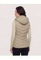 Chaleco Acolchado Unicolor  Para Mujer Verde Ostu de Ostu