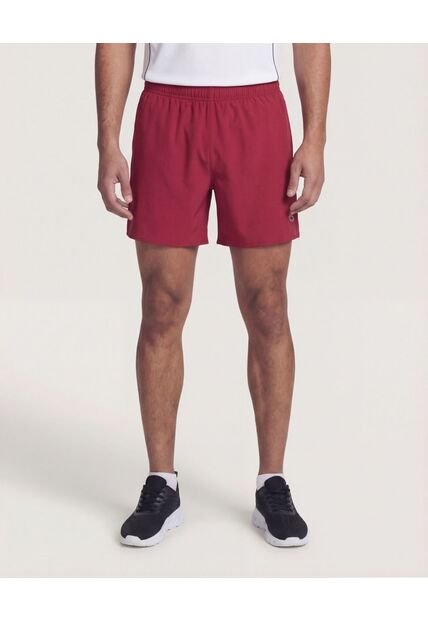 Bermuda  Para Hombre Deportiva Corto Color Rojo Marca Ostu #60100495