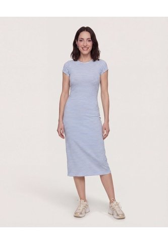 Vestido Largo Estampado  Para Mujer Azul Ostu Ostu