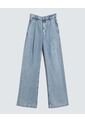 Jean Para Mujer Wide-Leg Color Azul Claro Marca Ostu #40160488 de Ostu