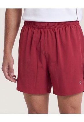 Bermuda  Para Hombre Deportiva Corto Color Rojo Marca Ostu #60100495