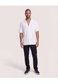 Camisa Resort Tricot  Para Hombre Crema Ostu de Ostu