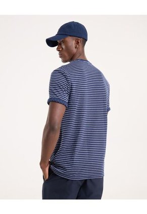 Camiseta Para Hombre Manga Corta Color Azul  Marca Ostu #60091263