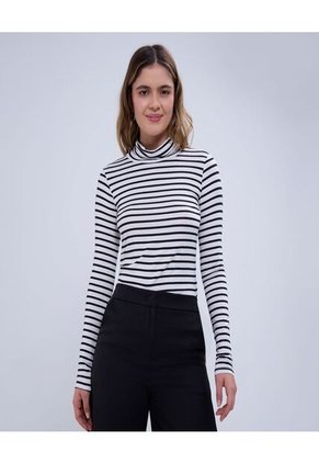 Camiseta Para Mujer Manga Larga Color Crudo Marca Ostu #40092117