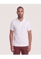 Polo Texturizada Manga Corta  Para Hombre Crema Ostu de Ostu