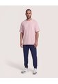 Camiseta Relaxed Estampado  Para Hombre Beige Ostu de Ostu