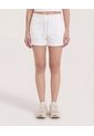 Short Unicolor  Para Mujer Blanco Ostu de Ostu
