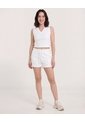 Short Unicolor  Para Mujer Blanco Ostu de Ostu