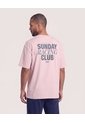 Camiseta Relaxed Estampado  Para Hombre Beige Ostu de Ostu
