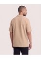 Camisa Resort Tricot  Para Hombre Beige Ostu de Ostu