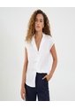 Blusa Para Mujer Manga Sisa Color Crudo Marca Ostu #40121140 de Ostu