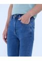 Jean Para Hombre Skinny Color Azul Medio Marca Ostu #60160380 de Ostu