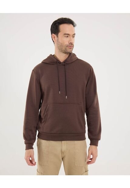 Buzo Para Hombre Hoodie Color Camel Marca Ostu #60060456