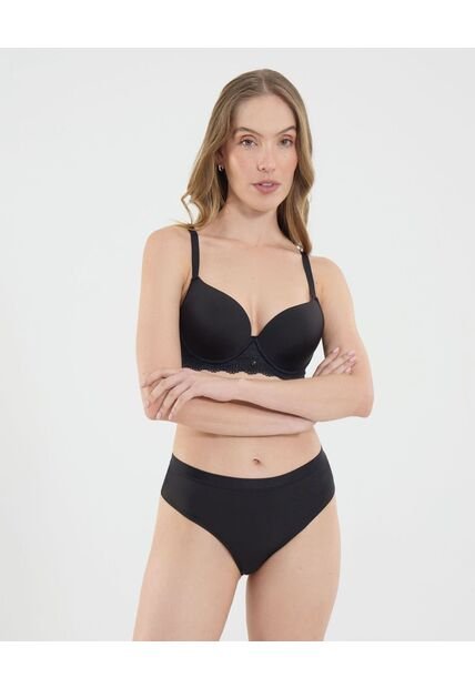 Panty Para Mujer Brasilera Color Negro Marca Ostu #40800026