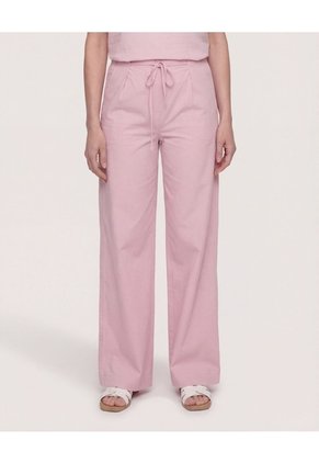 Pantalón Encauchado Para Mujer Rosa Ostu
