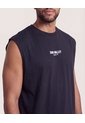 Camiseta Sin Mangas Screen  Para Hombre Negro Ostu de Ostu