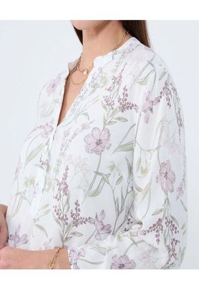 Blusa Para Mujer Manga 3/4 Color Lila  Marca Ostu #40121121