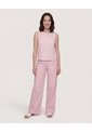 Pantalón Encauchado  Para Mujer Rosa Ostu de Ostu