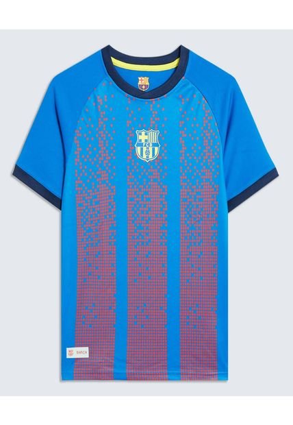 Camiseta Infantil Niño Manga Corta Cuello Redondo Color Azul Marca Ostu #80090284