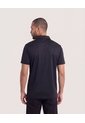 Polo Con Broches  Para Hombre Negro Ostu de Ostu