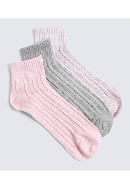 Medias Para Mujer Tobillera Color Pack X Marca Ostu #40980204