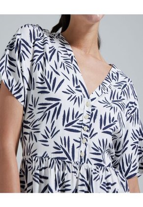 Vestido Para Mujer Manga Corta Color Blanco Marca Ostu #40170231