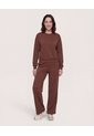 Pantalón Wide Leg  Para Mujer Café Ostu de Ostu
