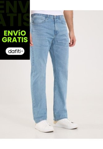 Jean Para Hombre Regular Color Azul  Marca Ostu #60160251 Ostu