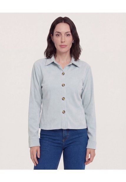 Chaqueta Desestructurada  Para Mujer Verde Ostu
