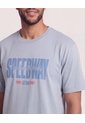 Camiseta Regular Estampado Speedway  Para Hombre Gris Ostu de Ostu