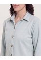 Chaqueta Desestructurada  Para Mujer Verde Ostu de Ostu
