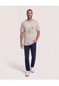 Camiseta Regular Estampado Moto  Para Hombre Café Ostu de Ostu