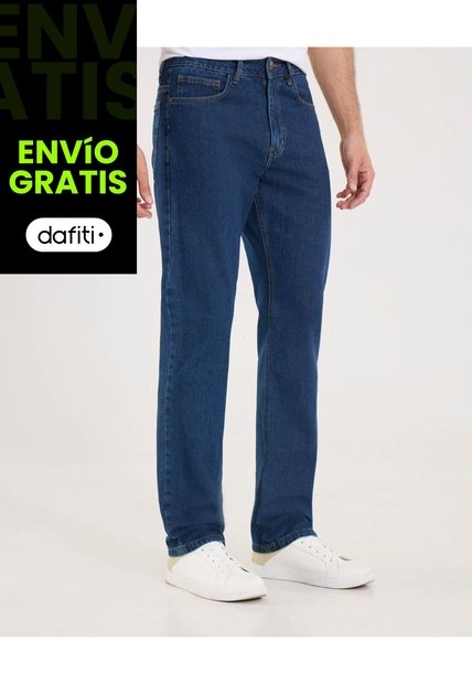 Jean Para Hombre Regular Color Azul  Marca Ostu #60160252