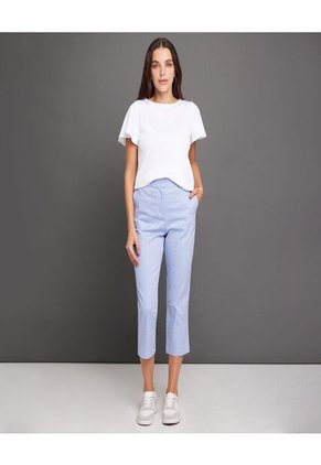 Camiseta Para Mujer Manga Corta Color Hueso Marca Ostu #40091626